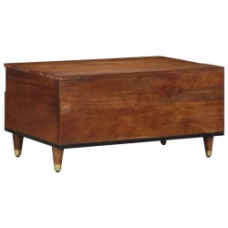 Table basse Marron miel 80 x 54 x 40 cm Bois de mangue massif 626882626882