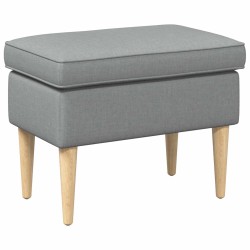 Pouf Gris clair 55 x 35 x 41 cm Polyester 626884626884