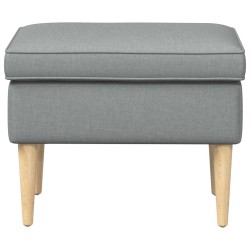 Pouf Gris clair 55 x 35 x 41 cm Polyester 626884626884