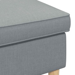 Pouf Gris clair 55 x 35 x 41 cm Polyester 626884626884