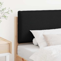 Tête de lit capitonnée Naturel et Noir 75 cm Pin massif 626886626886