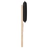 Tête de lit capitonnée Naturel et Noir 75 cm Pin massif 626886626886