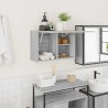 Armoire murale de bain sonoma gris 60x25x40cm bois d'ingénierie 626888626888