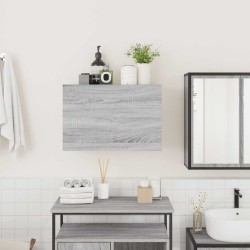 Armoire murale de bain sonoma gris 60x25x40cm bois d'ingénierie 626888626888