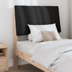 Tête de lit capitonnée Noir 75 cm Pin massif 626889626889