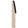 Tête de lit capitonnée Noir 75 cm Pin massif 626889626889