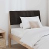 Tête de lit capitonnée Noir 75 cm Pin massif 626890626890