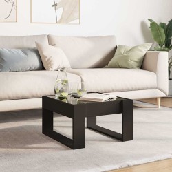 Table basse avec LED infini noir 50x53x30 cm 626891626891