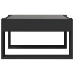 Table basse avec LED infini noir 50x53x30 cm 626891626891