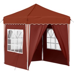 Tente de fête pop-up 195 x 195 x 245 cm Terre cuite 626892626892