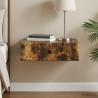 Table d'appoint murale Chêne fumé 59 x 34,5 x 17 cm 626893626893