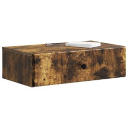 Table d'appoint murale Chêne fumé 59 x 34,5 x 17 cm 626893626893