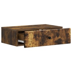 Table d'appoint murale Chêne fumé 59 x 34,5 x 17 cm 626893626893