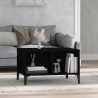 Table basse Noir 60x50x36,5 cm Bois d'ingénierie 626896626896