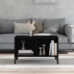 Table basse Noir 60x50x36,5 cm Bois d'ingénierie 626896626896