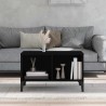 Table basse Noir 60x50x36,5 cm Bois d'ingénierie 626896626896