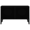 Table basse Noir 60x50x36,5 cm Bois d'ingénierie 626896626896