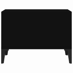 Table basse Noir 60x50x36,5 cm Bois d'ingénierie 626896626896