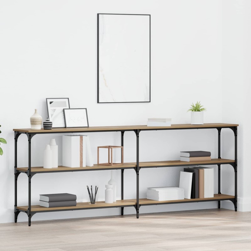Table console chêne artisanal 200 x 29 x 75 cm 626898626898