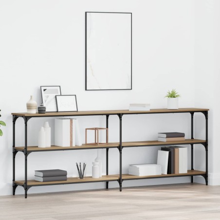 Table console chêne artisanal 200 x 29 x 75 cm 626898626898