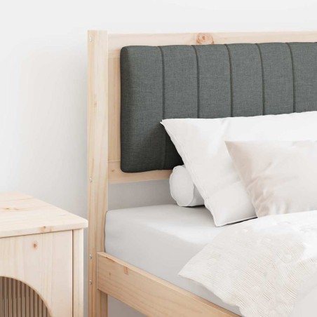 Tête de lit capitonnée avec tête de lit Marron 75 cm Pin massif 626899626899