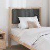 Tête de lit capitonnée avec tête de lit Marron 75 cm Pin massif 626899626899