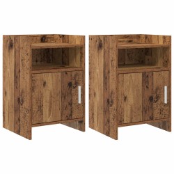 Tables de chevet 2 pcs Bois ancien 40 x 36 x 60 cm 626900626900
