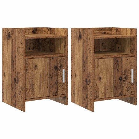 Tables de chevet 2 pcs Bois ancien 40 x 36 x 60 cm 626900626900