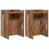 Tables de chevet 2 pcs Bois ancien 40 x 36 x 60 cm 626900626900