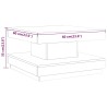 Table basse Marron clair 60x60x35 cm MDF 626903626903