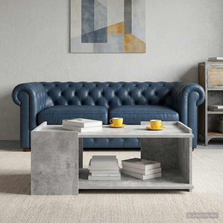 Table basse Gris béton 90 x 50 x 33 cm Bois d'ingénierie 626904626904