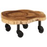 Table basse bois d'acacia massif 60x55x25 cm 626905626905