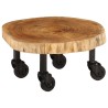 Table basse bois d'acacia massif 60x55x25 cm 626905626905