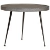 Table basse 3 pcs en bois composite argenté 626906626906