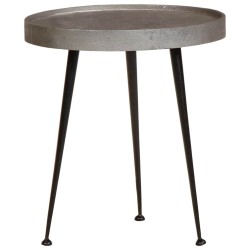 Table basse 3 pcs en bois composite argenté 626906626906