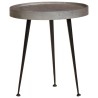 Table basse 3 pcs en bois composite argenté 626906626906