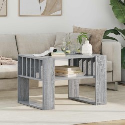 Table basse Gris Sonoma 66 x 49,5 x 45 cm Bois d'ingénierie 626907626907