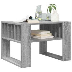 Table basse Gris Sonoma 66 x 49,5 x 45 cm Bois d'ingénierie 626907626907