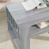 Table basse Gris Sonoma 66 x 49,5 x 45 cm Bois d'ingénierie 626907626907