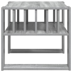 Table basse Gris Sonoma 66 x 49,5 x 45 cm Bois d'ingénierie 626907626907