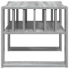 Table basse Gris Sonoma 66 x 49,5 x 45 cm Bois d'ingénierie 626907626907