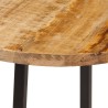 Table basse 35x35x45 cm bois de manguier solide et fer 626908626908