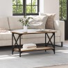 Table basse Bois ancien 80 x 45 x 45.5 cm Bois d'ingénierie 626909626909