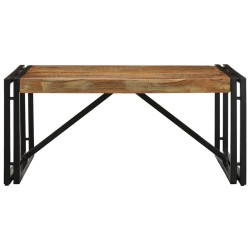Table basse multicolore 80x80x35 cm bois de récupération massif 626911626911