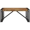 Table basse multicolore 80x80x35 cm bois de récupération massif 626911626911