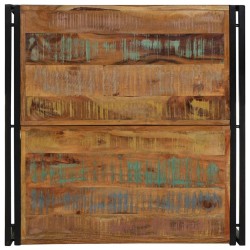 Table basse multicolore 80x80x35 cm bois de récupération massif 626911626911
