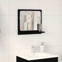 Miroir de salle de bain en chêne noir 40 x 10,5 x 37 cm bois d'ingénierie 626912626912