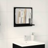 Miroir de salle de bain en chêne noir 40 x 10,5 x 37 cm bois d'ingénierie 626912626912
