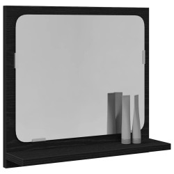 Miroir de salle de bain en chêne noir 40 x 10,5 x 37 cm bois d'ingénierie 626912626912