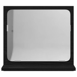 Miroir de salle de bain en chêne noir 40 x 10,5 x 37 cm bois d'ingénierie 626912626912